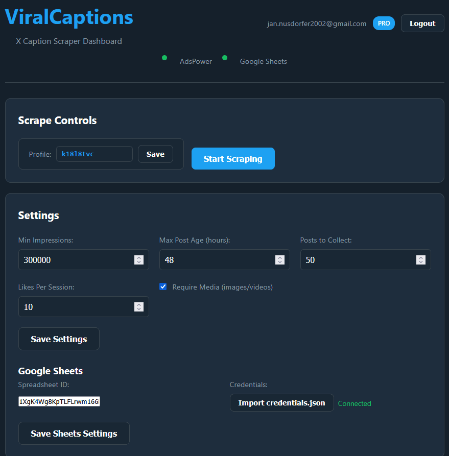 ViralCaptions screenshot