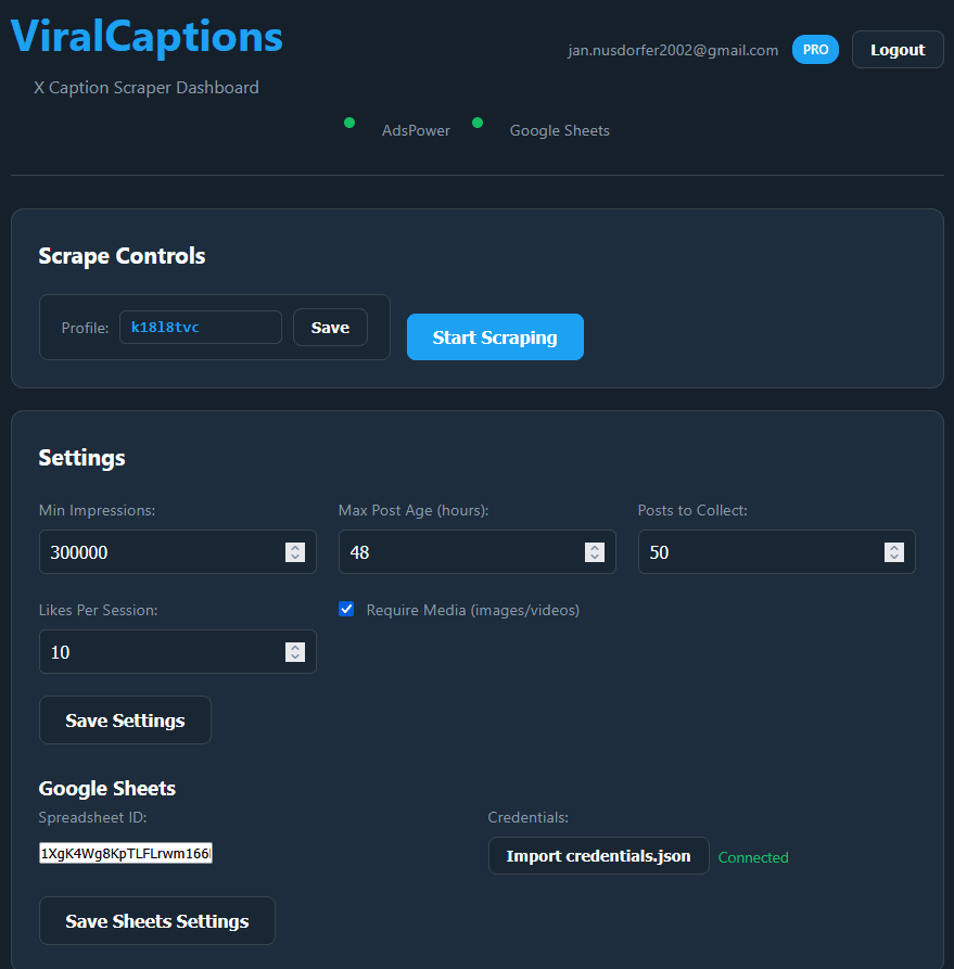 ViralCaptions screenshot